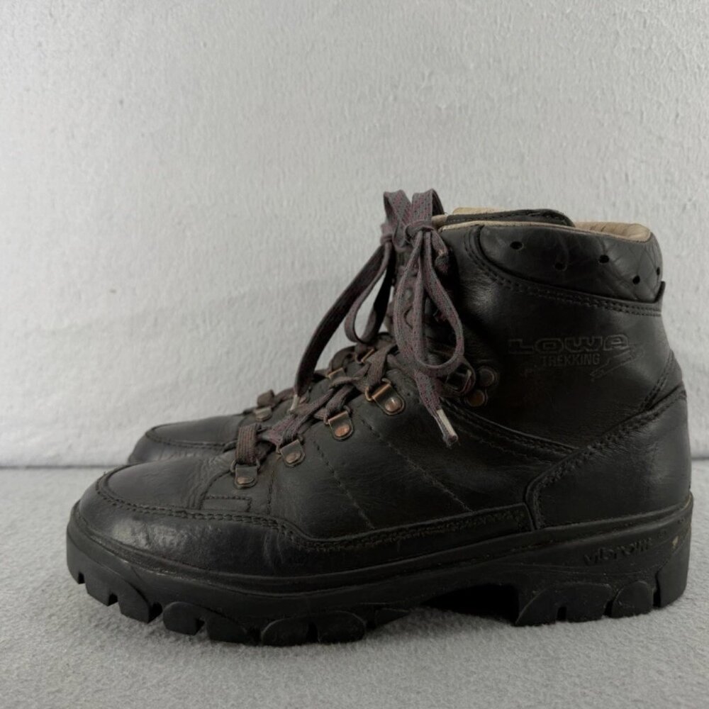 Lowa Trekking Brown Leather Boots Backpacking Hiking Hunting Lace‎ up Mens 7.5 D